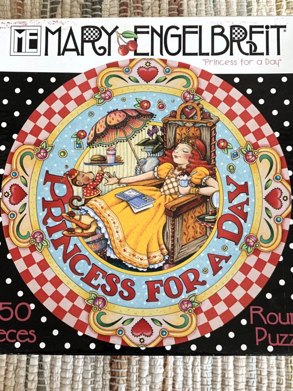 HTF Ceaco 750 piece Mary Englebreit Princess for a Day puzzle